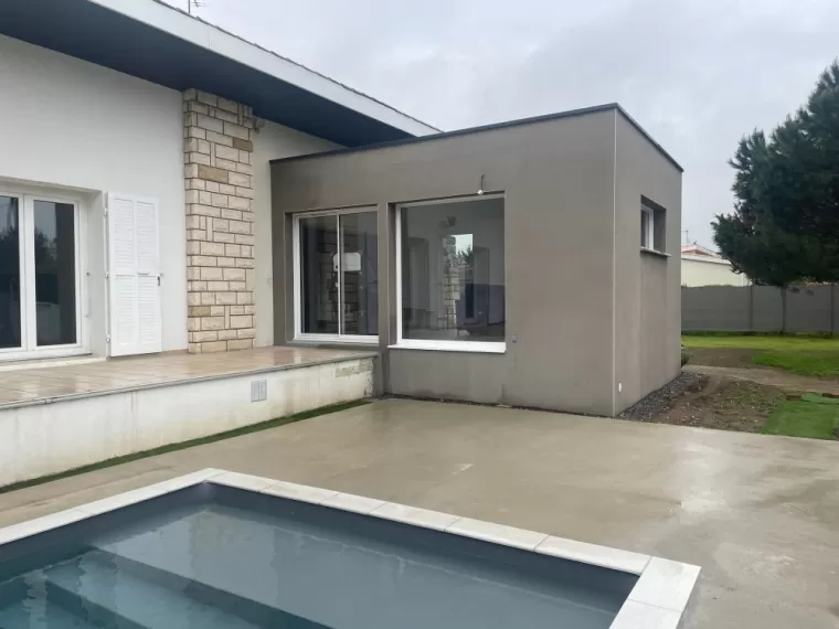 FIN DE CHANTIER : Réalisation d'un agrandissement de maison individuelle (Pièce de vie), Veauche, TB Maîtrise d'Œuvre