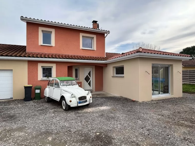 FIN DE CHANTIER : Réalisation d'un agrandissement de maison individuelle et d'un garage, Cuzieu, TB Maîtrise d'Œuvre