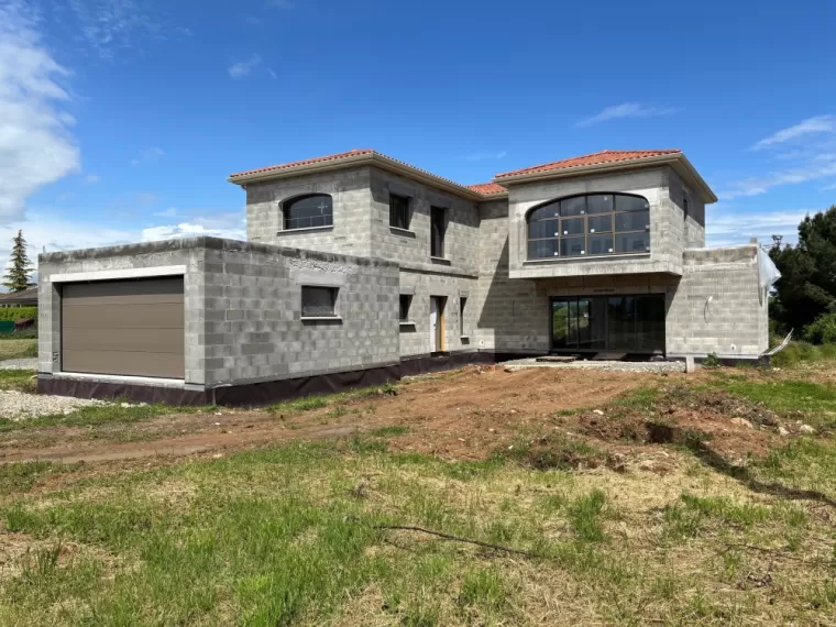 Construction d'une villa moderne, Veauche, TB Maitrise d'Oeuvre