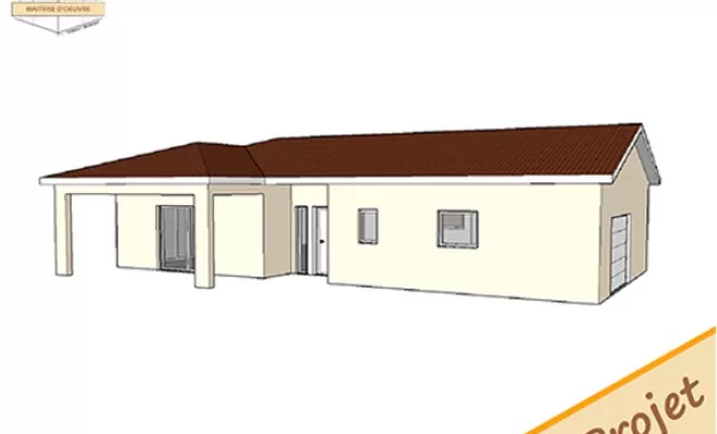 Maison individuelle hors d’eau hors d’air, Margerie Chantagret, TB Maîtrise d'Œuvre