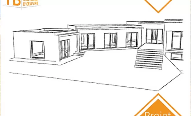 Agrandissement de maison contemporaine (Salon, espace nuit et suite parentale), Saint-Galmier, TB Maîtrise d'Œuvre