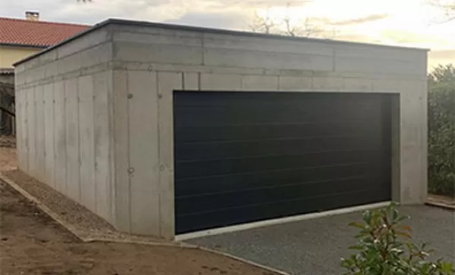 Garage simple de maison individuelle, La Fouillouse, TB Maîtrise d'Œuvre