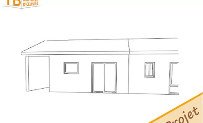 Agrandissement de maison individuelle (Garage), Veauche, TB Maitrise d'Œuvre