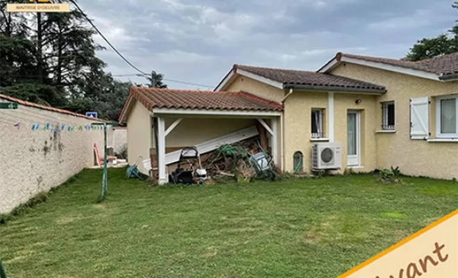 Agrandissement de maison individuelle (Garage), Veauche, TB Maitrise d'Œuvre