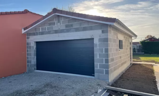 Garage simple de maison individuelle, Veauche, TB Maîtrise d'Œuvre