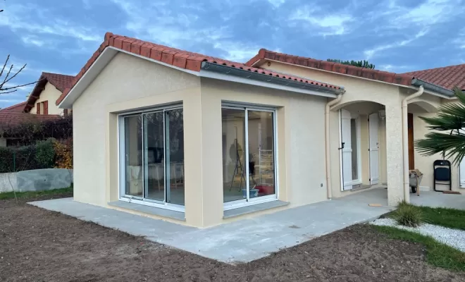 Agrandissement de maison individuelle (Pièce de vie), Sury-le-Comtal, TB Maîtrise d'Œuvre