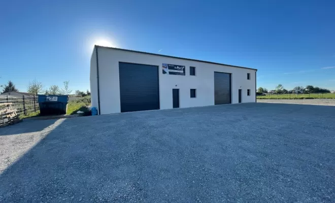 Bâtiment industriel de deux box, Veauche, TB Maîtrise d'Œuvre