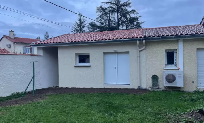 Agrandissement de maison individuelle (Garage), Veauche, TB Maitrise d'Œuvre