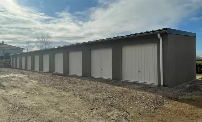 Garage professionnel de dix box, Chambœuf, TB Maîtrise d'Œuvre