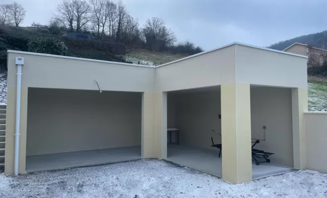 Agrandissement de maison individuelle (Salon, bureau, cave et pool house), Aveize, TB Maitrise d'œuvre