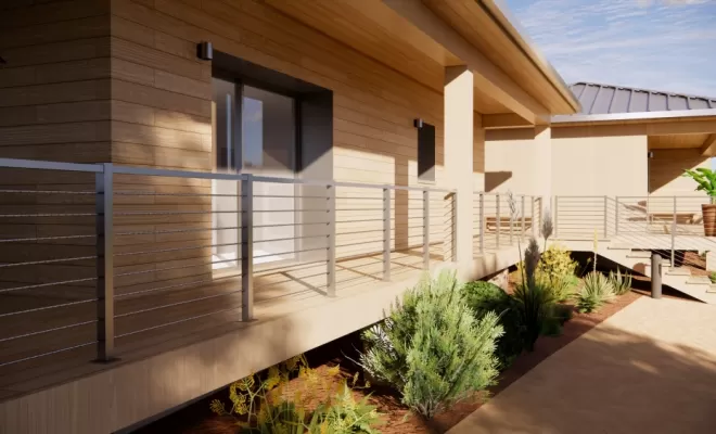 Permis de maison individuelle mélangeant les styles scandinave et contemporain, La Chapelle en Lafaye, TB Maitrise d'œuvre