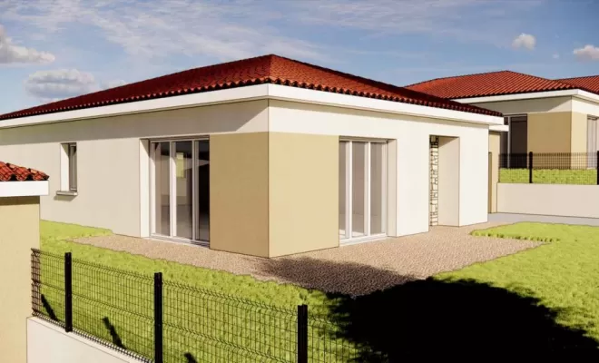 Projet immobilier de cinq maisons individuelles de styles traditionnelles, Viricelles TB Maîtrise d'Œuvre