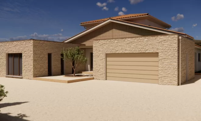 Construction d'une villa de style contemporain, Saint-Just-Saint-Rambert, TB Maitrise d'Oeuvre