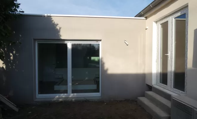 FIN DE CHANTIER : Réalisation d'un agrandissement de maison individuelle (deux chambres et une salle de bain), Veauche, TB Maîtrise d'Œuvre