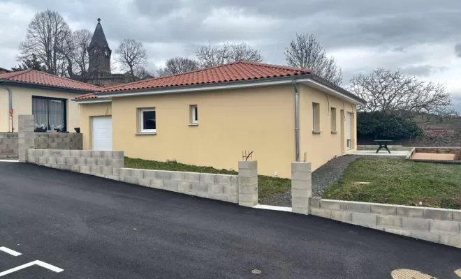 FIN DE CHANTIER : Réalisation d'un agrandissement de maison individuelle, Grézieu-le-Marché, TB Maîtrise d'Œuvre