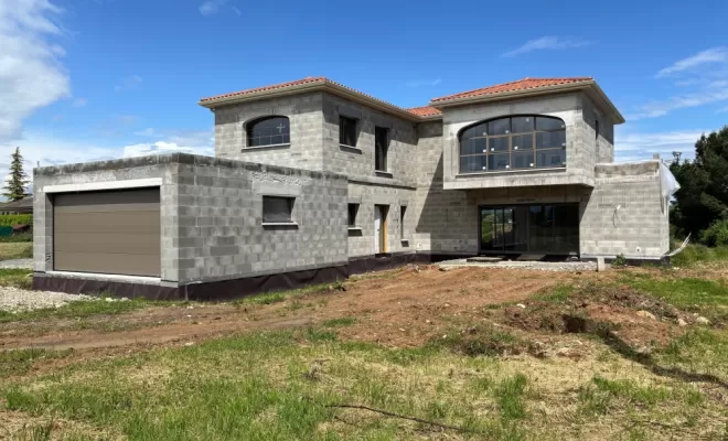 Construction d'une villa moderne, Veauche, TB Maitrise d'Oeuvre