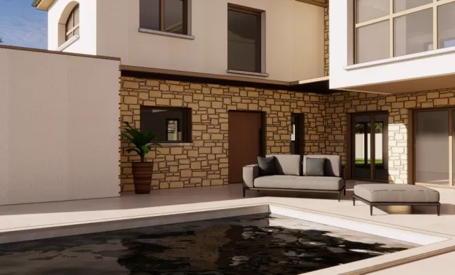 Construction d'une villa moderne, Veauche, TB Maitrise d'Oeuvre