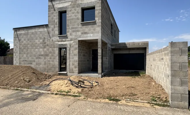 Construction d'une villa moderne, Andrézieux-Bouthéon, TB Maitrise d'Oeuvre
