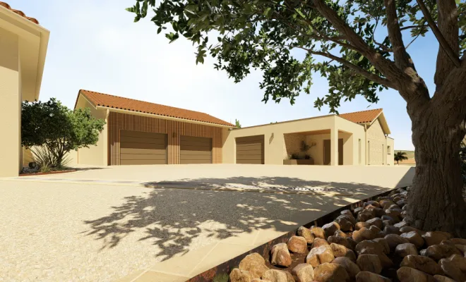 Projet de construction d'une villa individuelle, alliant style contemporain et traditionnel, St-Médard-en-Forez, TB Maitrise d'œuvre