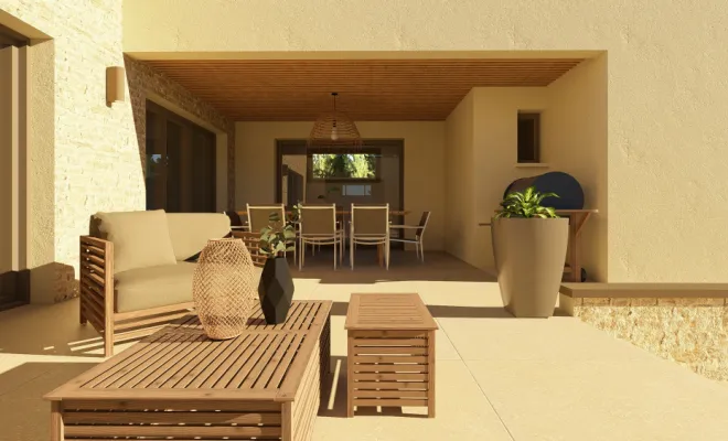 Projet de construction d'une villa individuelle, alliant style contemporain et traditionnel, St-Médard-en-Forez, TB Maitrise d'œuvre