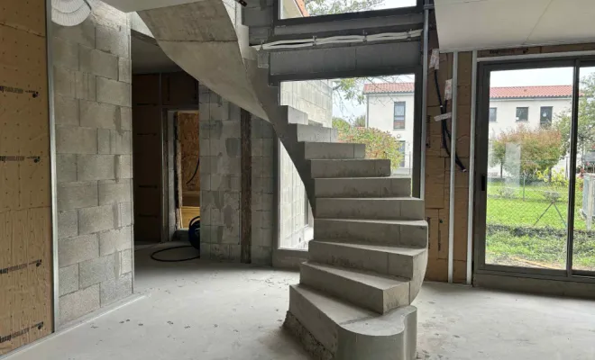 Construction d'une villa de style contemporaine, Saint-Just-Saint-Rambert, TB Maitrise d'Oeuvre