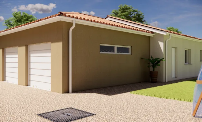 Construction d'une maison individuelle de style traditionnelle, Saint-Just-Saint-Rambert, TB Maitrise d'Oeuvre