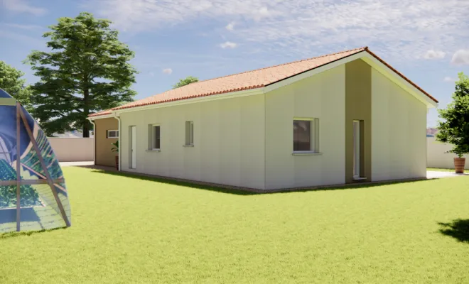 Construction d'une maison individuelle de style traditionnelle, Saint-Just-Saint-Rambert, TB Maitrise d'Oeuvre