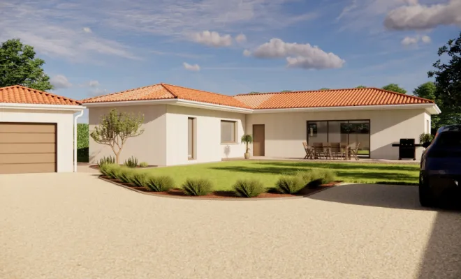 Construction d'une maison individuelle de style traditionnelle, Veauche, TB Maitrise d'Oeuvre