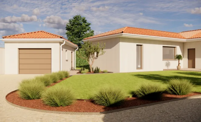 Construction d'une maison individuelle de style traditionnelle, Veauche, TB Maitrise d'Oeuvre