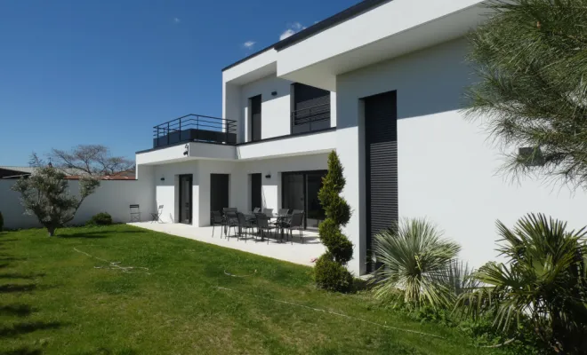 FIN DE CHANTIER : Réalisation d'une maison individuelle contemporaine, Andrézieux-Bouthéon, TB Maîtrise d'Œuvre