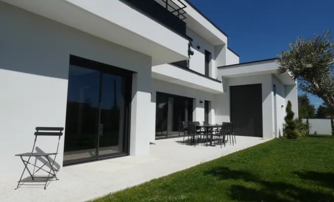 FIN DE CHANTIER : Réalisation d'une maison individuelle contemporaine, Andrézieux-Bouthéon, TB Maîtrise d'Œuvre