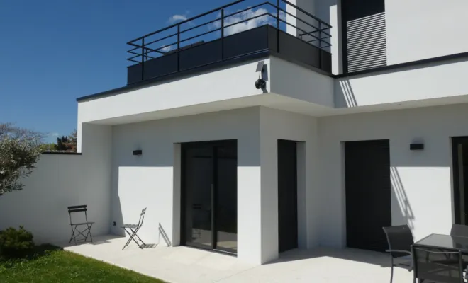 FIN DE CHANTIER : Réalisation d'une maison individuelle contemporaine, Andrézieux-Bouthéon, TB Maîtrise d'Œuvre