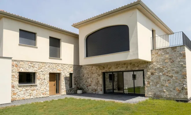 FIN DE CHANTIER : Réalisation d'une maison individuelle contemporaine, Veauche, TB Maîtrise d'Œuvre